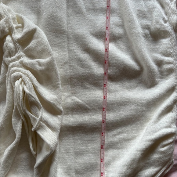 NWOT! Top Prize Sweater Mini Dress - White - Picture 11 of 12